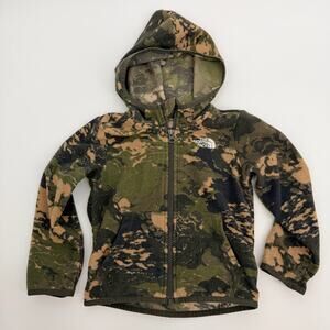 The North Face Glacier Full Zip Hoodie Cloud Camo Print 3T Toddler